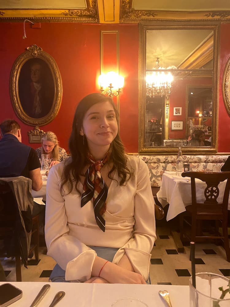 Crepes suzette and this girl, 3 Apr 2024