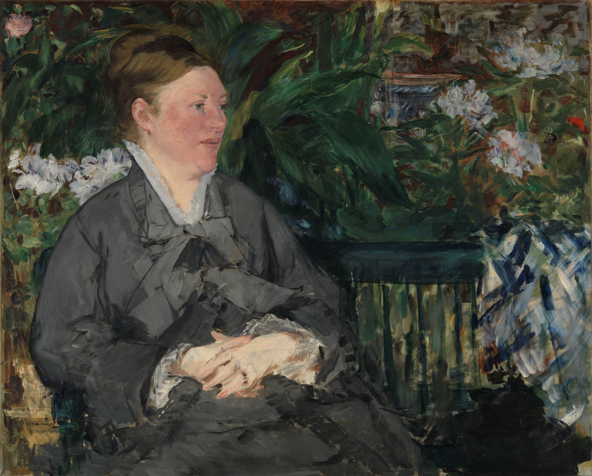 Madame Manet in the Conservatory, 26 Apr 2026